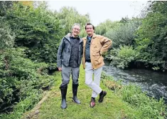  ?? ?? Paul Whitehouse met clean water campaigner Feargal Sharkey