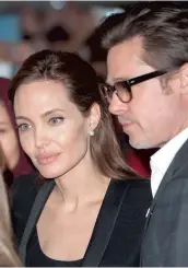  ?? PHOTO AFP ?? Les acteurs Angelina Jolie et Brad Pitt.