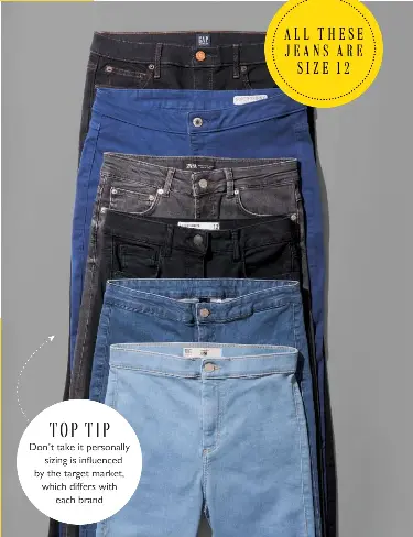 A brand jeans sizing 2025