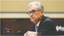  ?? GRAEME JENNINGS/POOL VIA REUTERS ?? Fed chairman Jerome Powell is assessing when to start reducing purchases of bonds and securities.