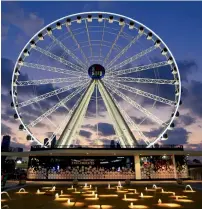  ?? Supplied photo ?? The Eye of the Emirates wheel at Al Qasba will be closed for visitors from March 10, as part of the relocation. —