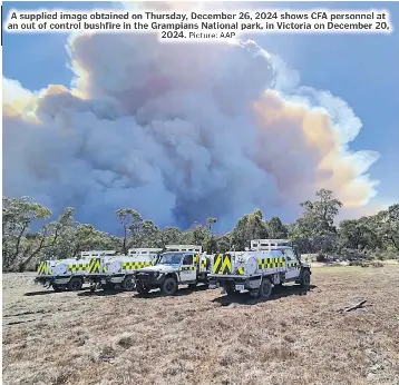 Oz bushfire now the size of Singapore - PressReader