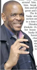  ?? Picture by Russel Roberts ?? HOMEBOY: Free State Premier Ace Magashule.