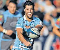  ??  ?? Bright prospect: Adam Hastings at 22 is part of a wave of young Scottish players coming through