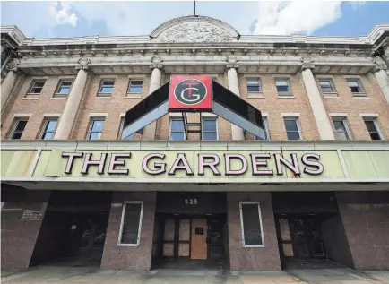  ?? SAM UPSHAW JR./COURIER JOURNAL ?? The Louisville Gardens at 525 W. Muhammad Ali Blvd., shown in August 2021, is one of the sites that was important in the women’s suffrage movement in Louisville.