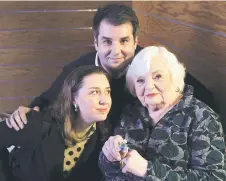  ?? — AFP photo ?? (From left) Zoe Worth, Benjamin Simpson and June Squibb attend the ‘Thelma’ Premiere during the 2024 Sundance Film Festival at The Ray Theatre in Park City, Utah.