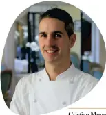  ??  ?? Cristian Moreschi Chef Ristorante Villa Principe Leopoldo