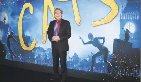  ?? Evan Agostini / AP ?? Executive producer/composer Andrew Lloyd Webber attends the world premiere of "Cats," at Alice Tully Hall, on Monday, in New York.