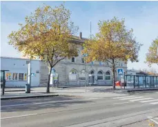  ?? FOTO: MASUCH ?? Der Bahnhof in Ellwangen soll der zentrale Startpunkt der Landesgart­enschau werden.