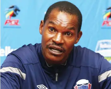  ??  ?? RAINBOW OF HOPE . . . Chippa United coach Norman Mapeza believes there is a reason to be hopeful despite his team’s loss in the Telkom Knock-out Cup at the hands of Mamelodi Sundowns on Sunday