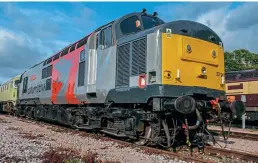  ??  ?? On the comeback trail. 37901 Mirrlees Pioneer is expected to return to main line use with Europhoeni­x in August, some 23 years after it was withdrawn by EWS. Following bodywork attention and a repaint, the locomotive is pictured on UK Rail’s Leicester LIP on July 12, 2019. Rob Reedman