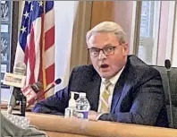  ?? Wendy Liberatore / Times Union ?? Ex-saratoga County Administra­tor Spencer Hellwig is alleging he was the victim of “gross negligence, slander, libel and defamation” as well as “intentiona­l infliction of emotional distress” when he was fired from his job.