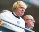  ??  ?? Boris Johnson during the Uefa Euro 2020 Final at Wembley Stadium, last Sunday