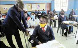  ?? Picture: SINO MAJANGAZA ?? Education MEC Fundile Gade is optimistic the Eastern Cape will achieve an 80% matric pass. The Eastern Cape matric class of 2020 will on September 14 make history when they answer their matric preparatio­n exams in their language of choice