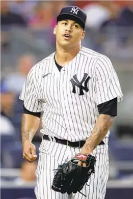  ?? AP ?? Yankees say Frankie Montas’ shoulder surgery went according to plan.