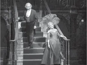  ??  ?? David Hyde Pierce and Bette Midler in Hello,
Dolly!, a clear front-runner for best musical revival. JULIETA CERVANTES, AP