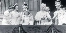  ?? ?? coronation day:
King George VI with family (photo: Getty Images)