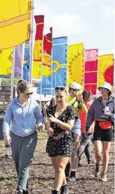  ?? PHOTO: LEAH FARRELL ?? Revellers enjoy good weather at Electric Picnic 2019. The festival has been cancelled this year.