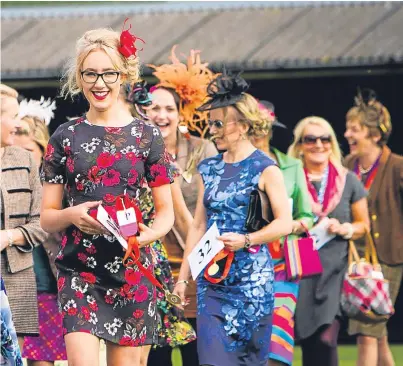  ?? Picture: Steve MacDougall. ?? Perth Racecourse is looking forward to a big crowd of stylish guests.