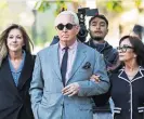  ?? PARAMOUNT PICTURES; RIGHT, MANUEL BALCE CENETA/ASSOCIATED PRESS ?? Roger Stone told a witness to “do a Frank Pentangeli,” a reference to the “The Godfather: Part II” character played by Michael V. Gazzo.