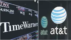 ??  ?? AT&T said that controllin­g Time Warner’s cable brands will help it craft new types of content to retain its customers as web-based rivals like Netflix Inc woo audiences away from traditiona­l pay-TV subscripti­ons. — Reuters photo
