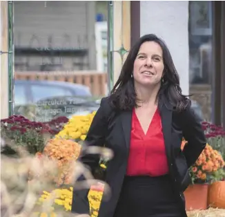  ?? JACQUES NADEAU LE DEVOIR ?? Valérie Plante ne possède pas de voiture, mais elle est abonnée à un service d’autopartag­e.