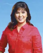  ??  ?? Bacoor City Mayor Lani MercadoRev­illa