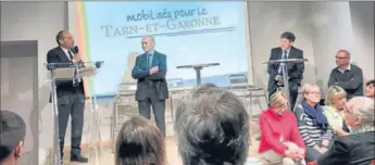  ??  ?? Les élus de la majorité départemen­tale, cofondateu­rs de « Mobilisés pour le Tarn-et-garonne », participer­ont au débat le 20 février à Villemade.