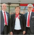  ?? Foto: Marsal ?? Der Vorstand der Sparkasse Aichach Schrobenha­usen: (von links) Rainer Wörz, Vorsitzend­e Birgit Cischek, Michael Appel.