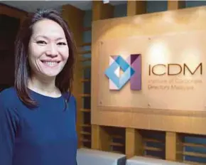  ?? PIC BY AZIAH AZMEE ?? Institute of Corporate Directors Malaysia chief executive officer Michele Kythe Lim says it will focus on industry best practices for board members.