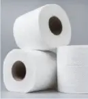  ??  ?? Toilet roll has been flying off supermarke­t shelves.