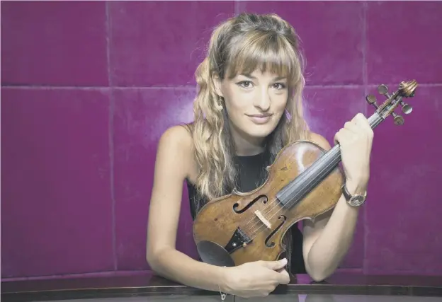  ??  ?? Nicola Benedetti fears for the future of the music industry, which she reckons could take longer than many other sectors to recover from the coronaviru­s lockdown