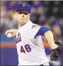  ?? Bill Kostroun / Associated Press ?? The Mets and pitcher Jacob deGrom have decided on Opening Day as a deadline to complete a contract extension.