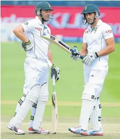  ?? Picture: GALLO IMAGES/ DUIF DU TOIT ?? KEY FIGURE: Faf du Plessis, seen here with AB de Villiers, is a rarity in the modern game