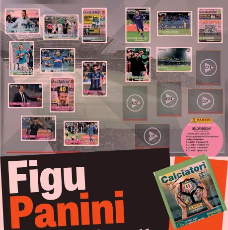  ??  ?? BUSTINA IN OMAGGIO Domani con la Gazzetta e SportWeek la terza bustina sul Film del Campionato. Corri in edicola, è un numero da non perdere!