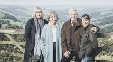  ??  ?? HOORAY FOR CALLYWOOD: The cast of TV drama Last Tango in Halifax, set and filmed in Calderdale