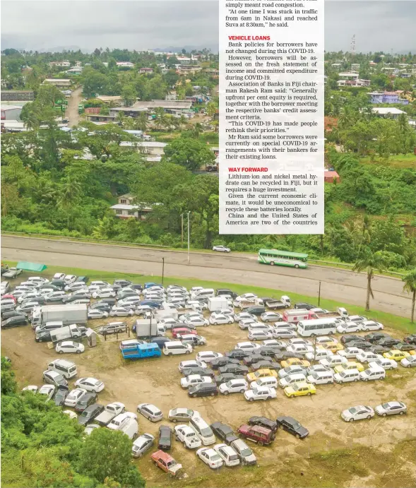  ?? Photo: Leon Lord ?? The Autoworld Trading Fiji Ltd yard in Samabula, Suva.