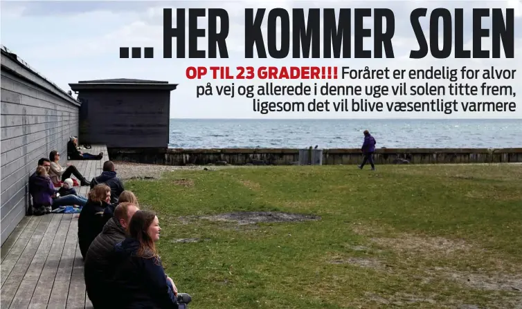  ?? ARKIVFOTO: CLAUS BONNERUP/RITZAU SCANPIX ?? Venter på foråret. Her ved Den Permanente, som er en af de bedste badestrand­e i Aarhus. Billedet er ikke fra i år.