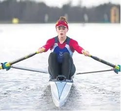  ?? Picture: Rob EytonJones. ?? Kirriemuir’s Robyn Hart-Winks will line-up for GB in the lightweigh­t women’s single scull at the World University Rowing Championsh­ips.