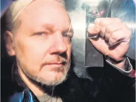  ?? AFP ?? Assange está detenido en Belmarsh, Gran Bretaña.