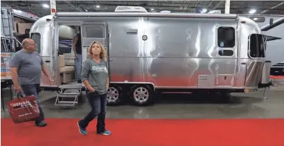  ??  ?? Sales at Airstream, whose RVs may be the most recognizab­le on the road, have risen for five years.