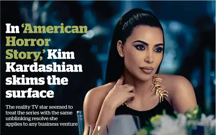 In 'American Horror Story,' Kim Kardashian skims the surface