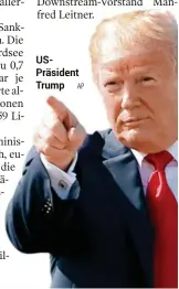  ?? AP ?? USPräsiden­t Trump