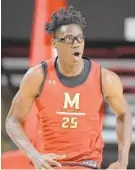  ?? KARL MERTON FERRON/BALTIMORE SUN PHOTOS ?? McDonald’s All-American Jalen Smith of Mount Saint Joseph is the prize of a Maryland recruiting class ranked No. 1 in the Big Ten and No. 7 nationally.