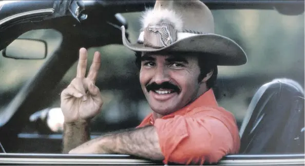  ?? WENN.COM ?? Screen star Burt Reynolds enjoyed both popular and critical success over his profession­al lifetime. Smokey and the Bandit (1977) was a fan favourite, though Reynolds was most proud of his work in Deliveranc­e and was devastated when he didn’t bring home an Oscar that year.
