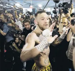  ??  ?? McGregor sumará 63 ‘kilos’ por la bolsa, más ingresos indirectos hasta 85 millones