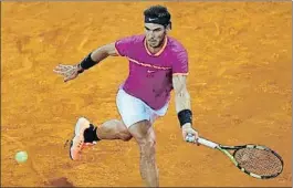 ?? FRANCISCO SECO / AP ?? Rafael Nadal, ayer en Madrid