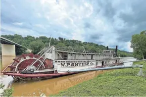  ?? ?? The historic sternwheel towboat W.P. Snyder Jr. is open for tours at the Ohio River Museum.