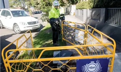  ??  ?? ‘The NBN are putting the customer experience ahead of the rollout schedule,’ Telstra chief says. Photograph: Brendan Esposito/AAP