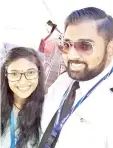  ??  ?? Kuhan with girlfriend Vanisthaa